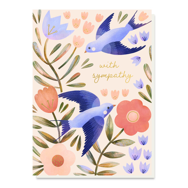 Stormy Knight Swallow Fields Card