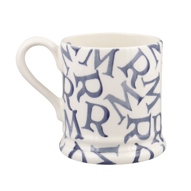 Emma Bridgewater Blue Mr 1/2 Pint Mug 