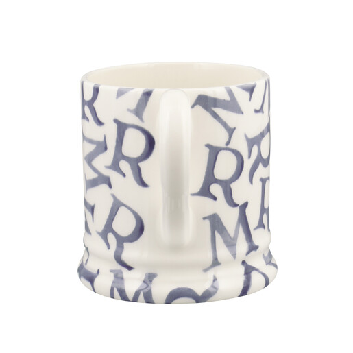 blue and white Mr design ceramic mug