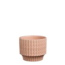 Edelman Large Pink Lauria Planter