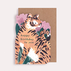 Sister Paper Co. Tiger Birthday Card