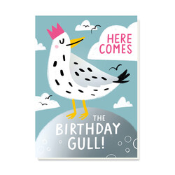 Stormy Knight Birthday Gull Birthday Card