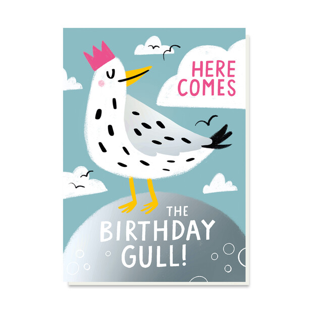 Stormy Knight Birthday Gull Birthday Card