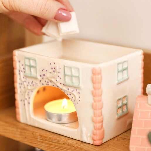 wax melts with cottage burner