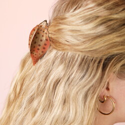 Large Brown Shell Hair Clip
