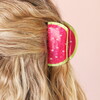 Large Pink Melon Hair Clip