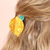 Large Yellow Lemon Hair Clip
