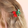 Mini Red Cherry Hair Clip