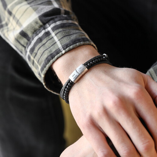 personalised bracelet on model