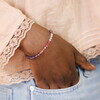 Stainless Steel Multi Semi Precious Stone Beaded Bracelet