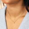 Hammered Heart Necklace in Gold