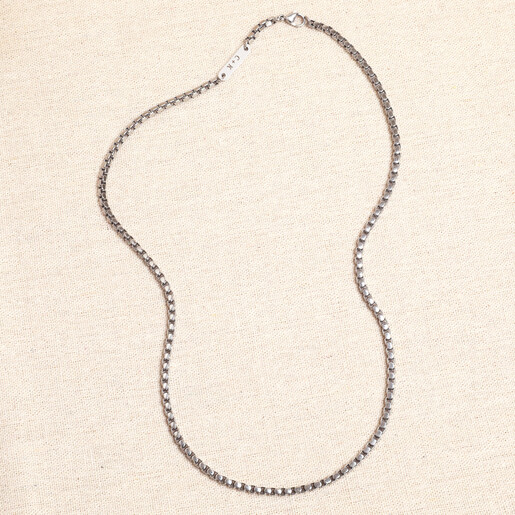 waterproof stainless steel curb chain necklace