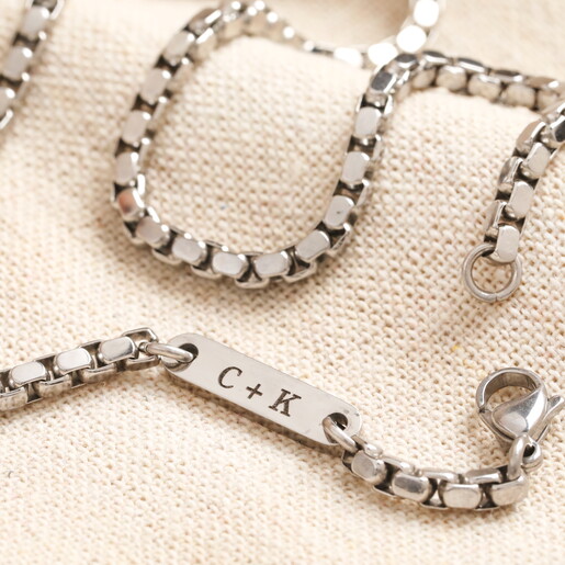 close up of ID tag personalisation