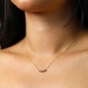 Sterling Silver Mama Charm Necklace in Gold