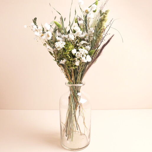 hand arranged flowers in vase