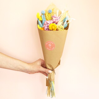 Summer Sky Market Style Dried Flower Bouquet