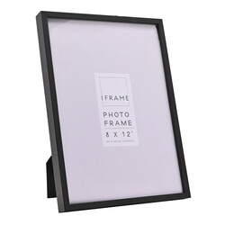 A4 Black Thin Edged Wooden Photo Frame