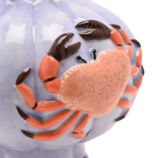 close up of crab design
