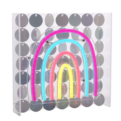 A Fun Disco Light in a Rainbow Shape in Multicolours