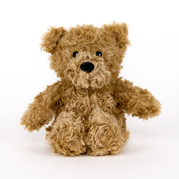 Warmies Mini Brown Curly Bear Soft Toy