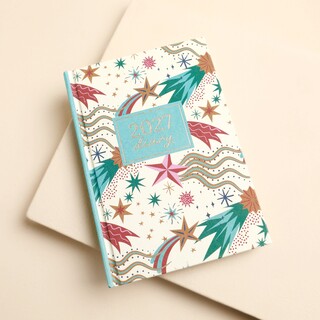 Cream Shooting Star 2027 Diary