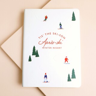 White Vegan Leather Apres-Ski Notebook