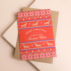 Cosy Christmas Wishes Greetings Card