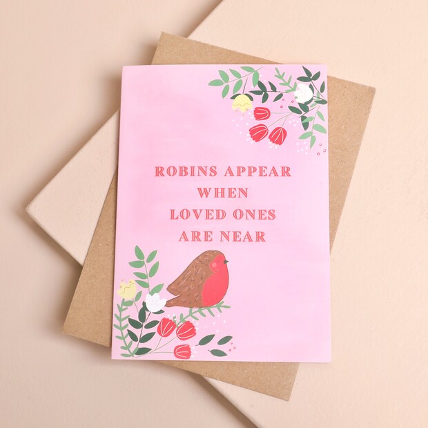 Robins Appear Greetings Card