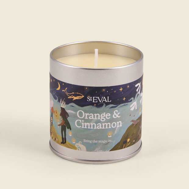 St Eval Orange & Cinnamon Tin Candle
