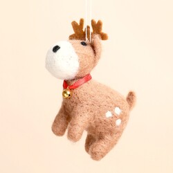 Felt Reindeer Hanging Decoration