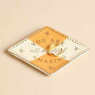 Ceramic You Are All Kinds of Amazing Trinket Dish