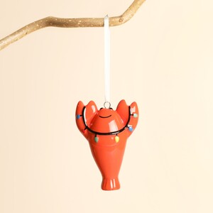 Ceramic Christmas Lobster Hanging Decoration