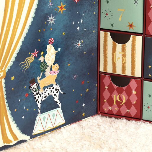close up of circus design