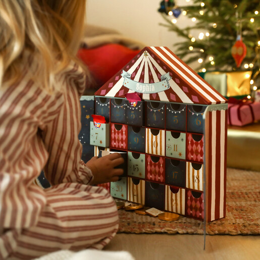 Personalised Name Fill Your Own Magic Circus Advent Calendar