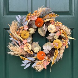 Autumn Harvest Decorative Wreath