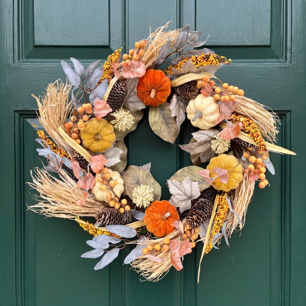 Autumn Harvest Decorative Wreath