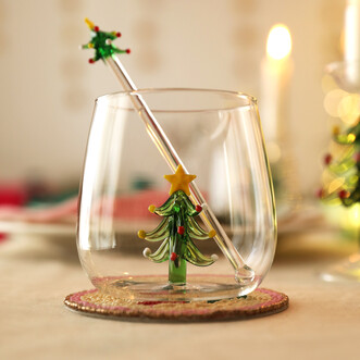 Green Christmas Tree Tumbler