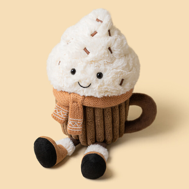 Jellycat Amuseables Scarffles Hot Chocolate Soft Toy
