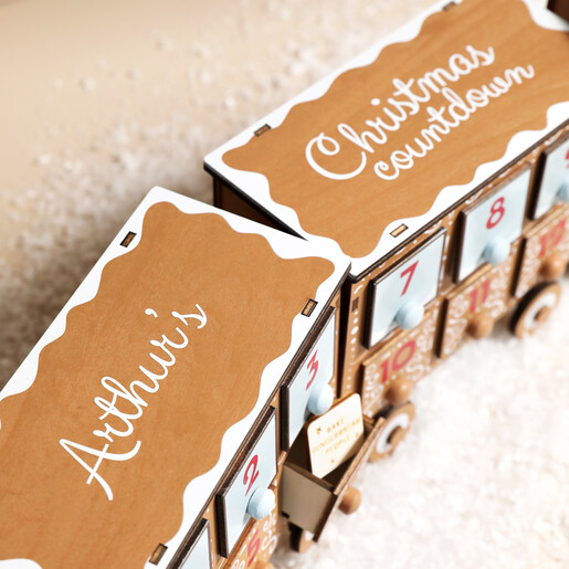 close up of sweet name personalisation