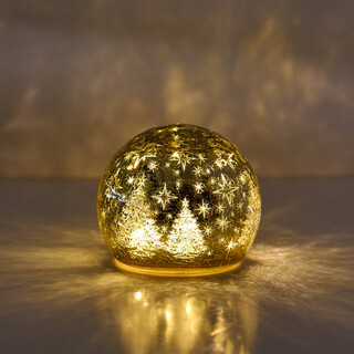 Small Golden Snow Globe