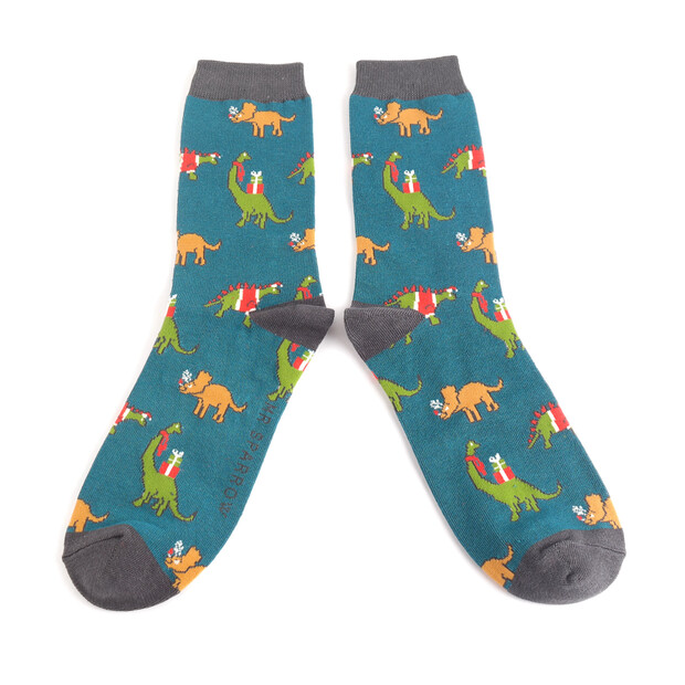 Mr Sparrow Jolly Jurassic Dinosaur Socks in Multi