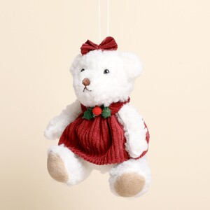 Girl Christmas Bear Hanging Decoration