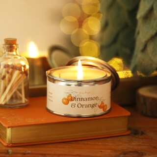 Cinnamon & Orange Scented Tin Candle