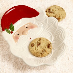 Ceramic Father Christmas Serving Bowl