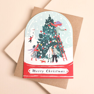 Sister Paper Co. Snowglobe Greetings Card