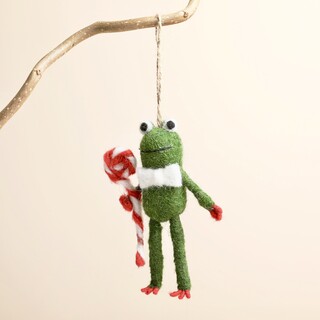 Felt Lollipop Frog Hanging Decoration