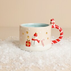 Small Ceramic Winter Wishes Festive Mug