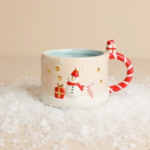 Small Ceramic Winter Wishes Festive Mug