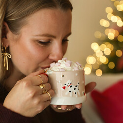 Ceramic Winter Wishes Festive Mug