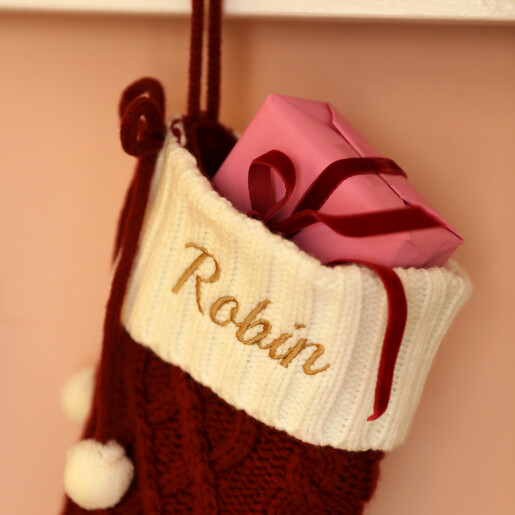 close up of name personalisation